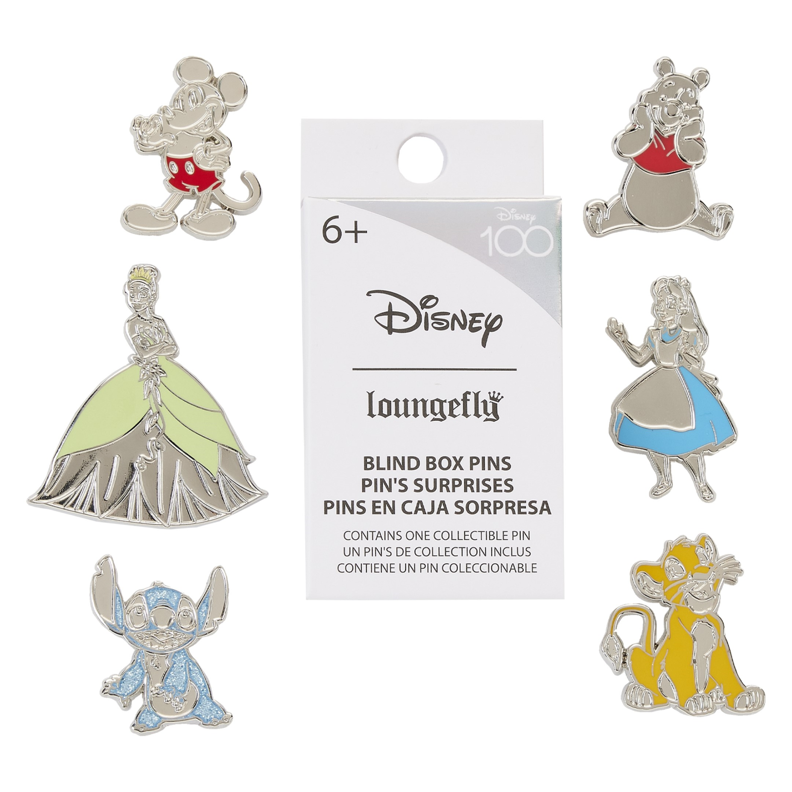 7024786 Merchandising Disney: Funko Pop! Pins - Characters 100th Anniversary - B