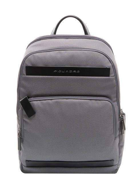 ZAINO PIQUADRO klout zaino 15.6 in pelle e tessuto GRIGIO2 ND  scelta=P GRIGIO2