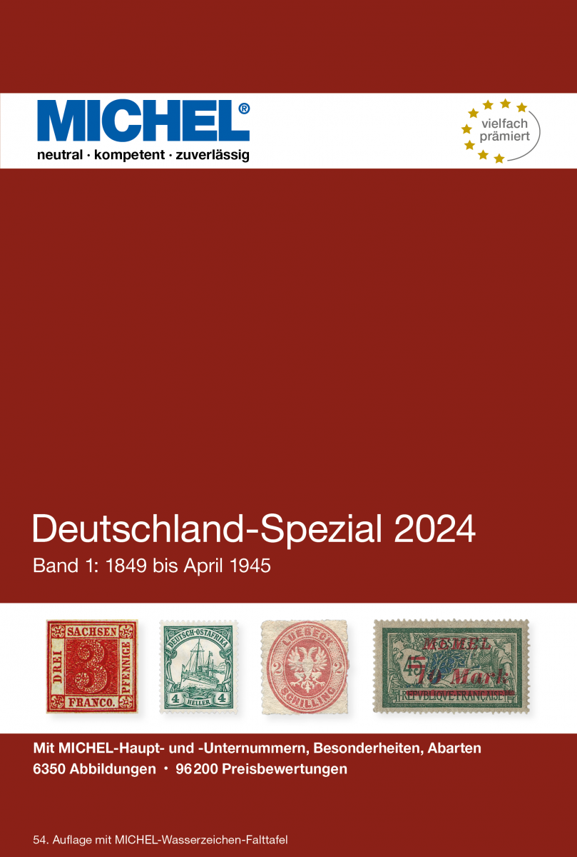 MICHEL CATALOGO GERMANIA SPECIALIZZATO VOLUME 1 2024 - Deutschland Spezial Band1
