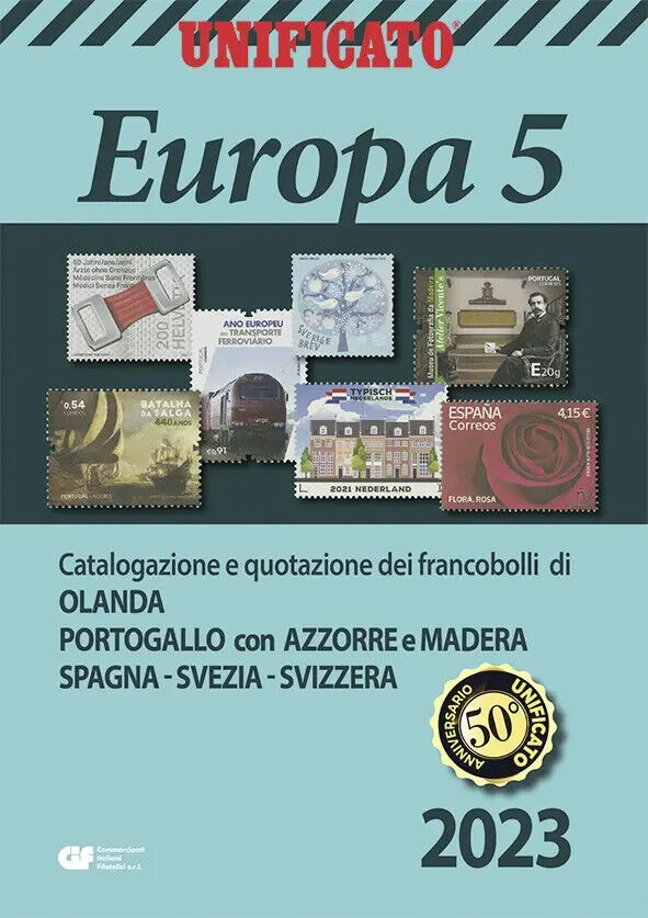 UNIFICATO CATALOGO FRANCOBOLLI EUROPA VOL. 5 – 2023