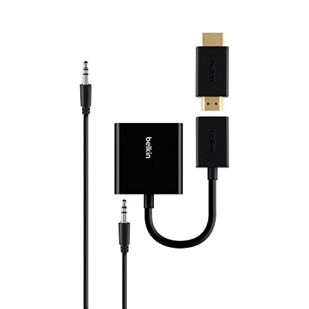 Belkin B2B137-BLK Adattatore Universale da HDMI a VGA con Audio - NUOVO