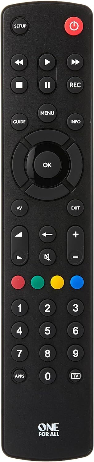 One For All Contour TV Universal Remote Control - Controllo di TV/Smart...