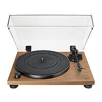 Audio-Technica LPW40WN Manual Belt Drive Wood Turntable Giradischi AT-LPW40WN