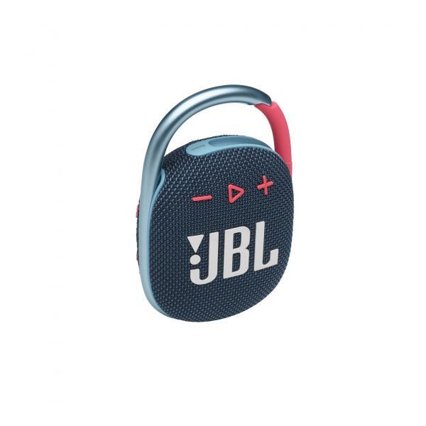 Jbl CASSA MINI SPEAKER CLIP 4 BLUE PINK ALTOPARLANTE PORTATILE BLUETOOTH BLU/ROS