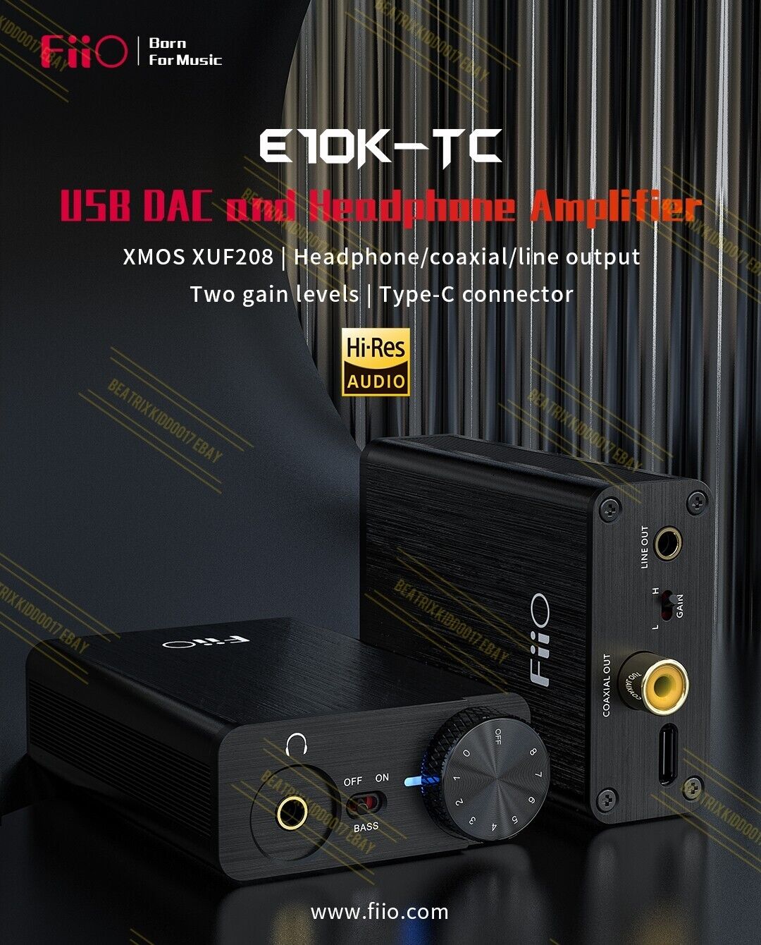 FiiO E10K USB DAC and Headphone Amplifier