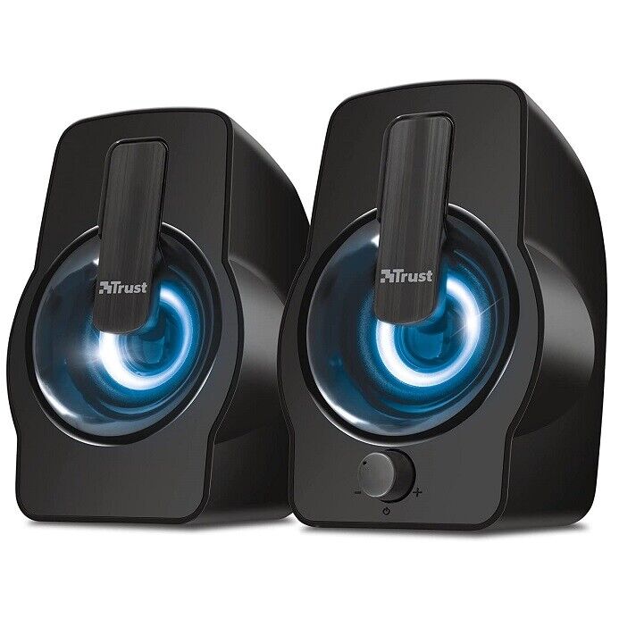 TRUST GEMI SPEAKER CASSE AUDIO PC DESKTOP STEREO CON LED RGB ALTOPARLANTE USB
