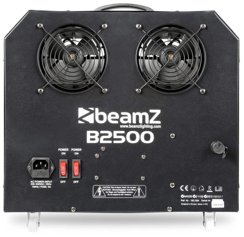 BEAMZ B2500 BUBBLE MACHINE DOUBLE LARGE EFFETTI AMBIENTALI