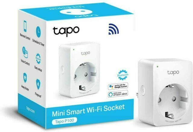 TP-LINK Tapo P100 Mini Presa Smart Wi-Fi - Bianca