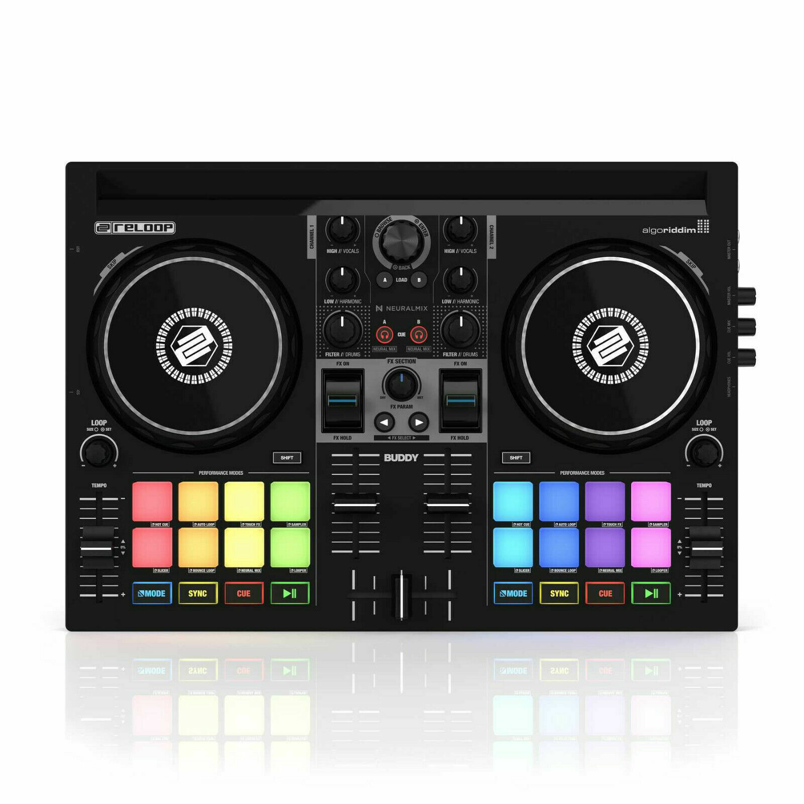 RELOOP BUDDY Dj Controller 2 canali per Pc Mac iPad Android