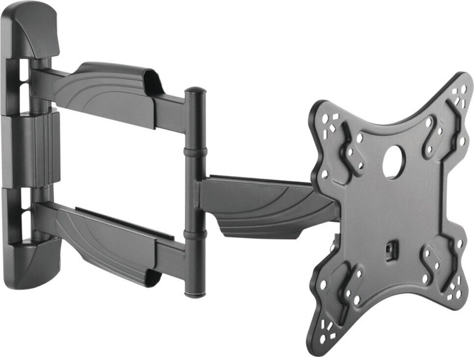 Munari Supporto TV Parete Staffa TV 2 Snodi fino a 50" Peso max 30 kg Nero SP322