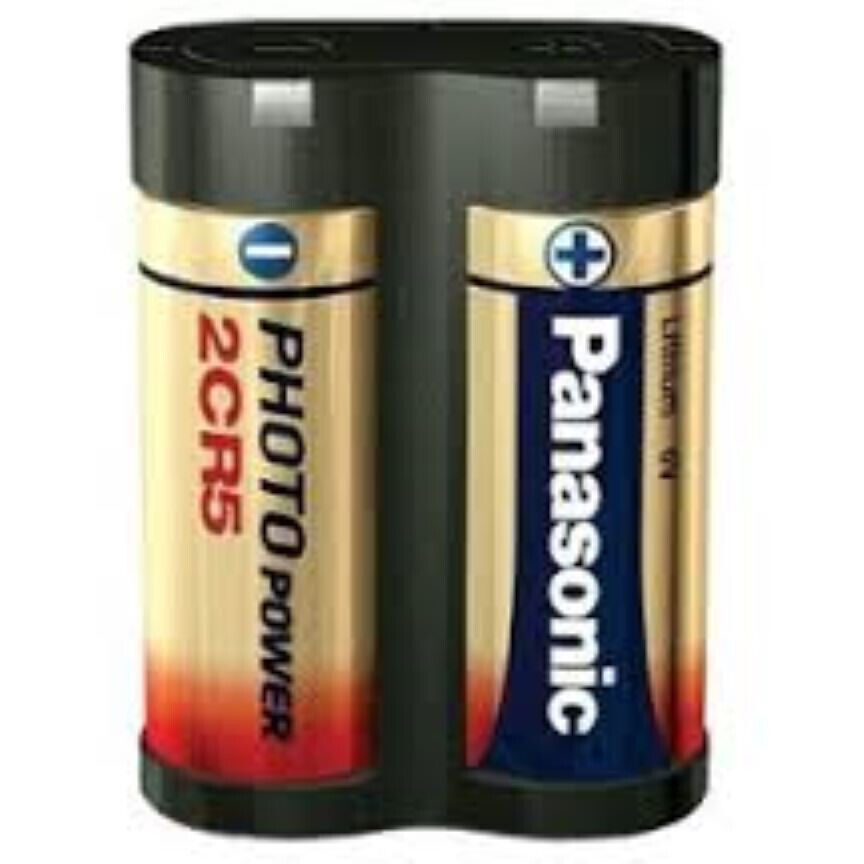 2CR5 Panasonic Batteria Foto 2CR5 Litio 6 V 1 PC (S)