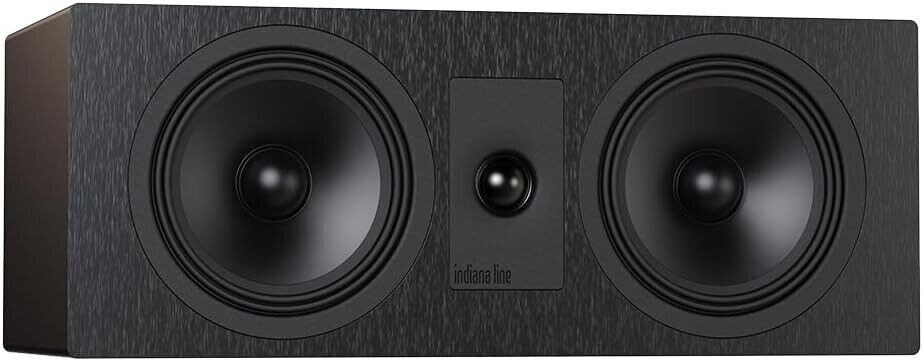 INDIANA LINE TESI 7 Nero Black Diffusore Canale Centrale HiFi 140W