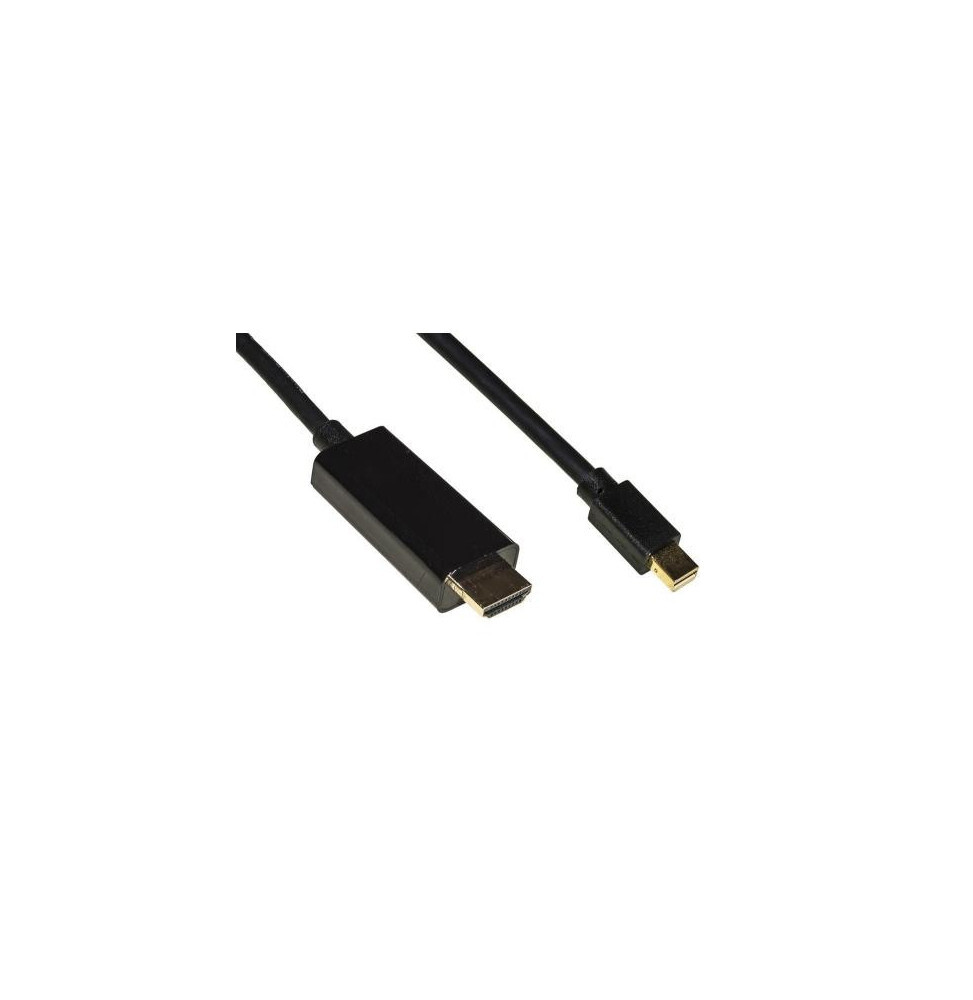 CAVO LINK MINI DISPLAYPORT 1.4 TO HDMI 2.0. M/M. 3MT. CONTATTI DORATI 4KX2K 60HZ
