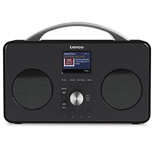 Lenco PIR-645BK Radio Internet - Radio Portatile Digitale - Nero (b7n)