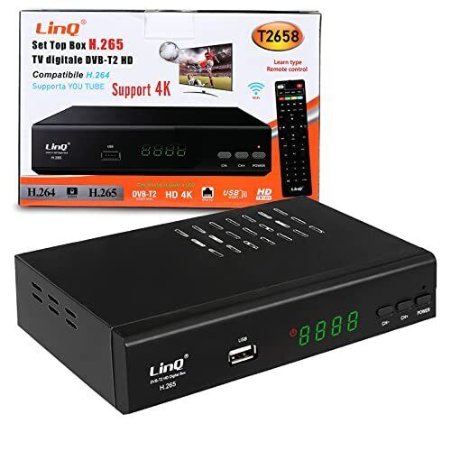 Decoder DVB-T2 HD, Oluote Decoder Digitale Terrestre 1080p (i5t)