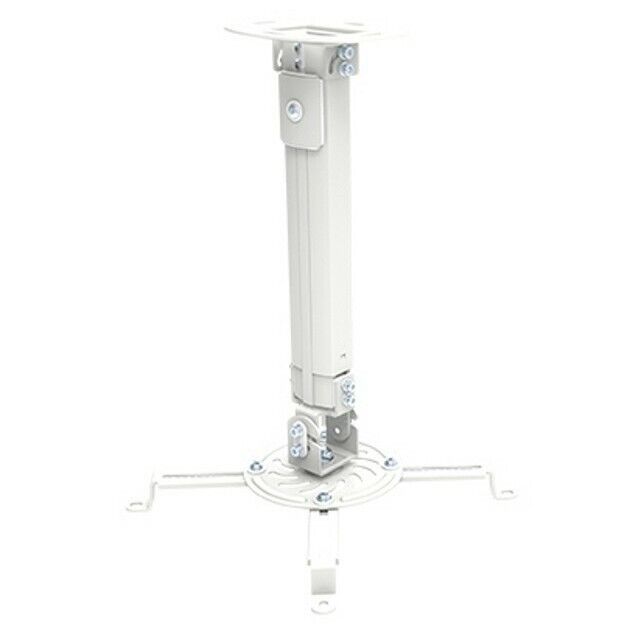 Supporto da soffitto per Proiettori, estensibile da 38 a 58 cm. Silver
