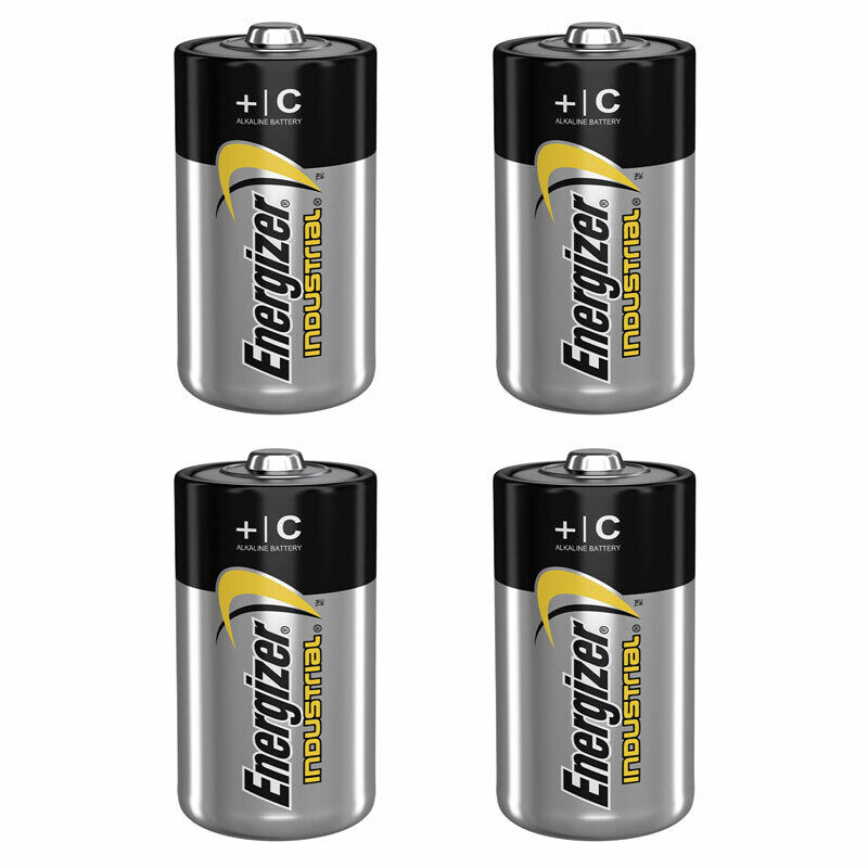 4 X Energizer Misura C Batterie Industriale 1.5V LR14 MN1400 EN93 Bambino