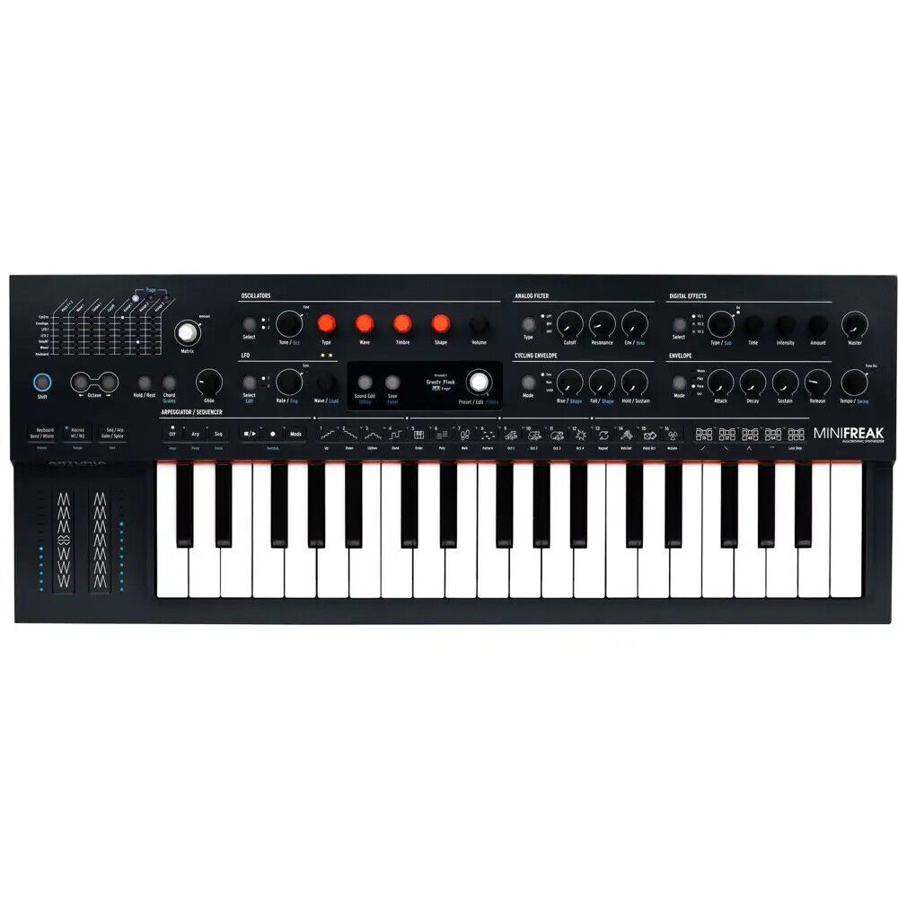ARTURIA MINIFREAK sintitetizzatore ibrido 6 voci filtro analogico 37 tasti NUOVO