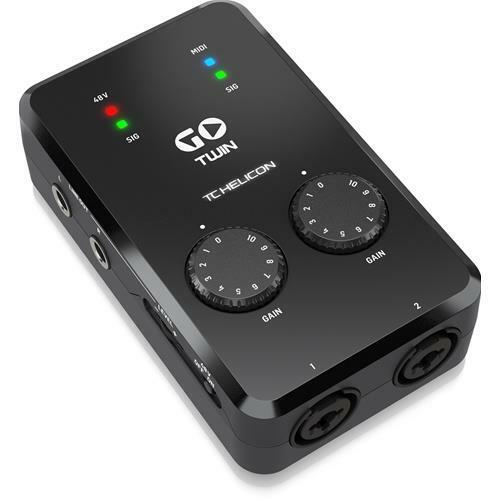 TC HELICON GO TWIN INTERFACCIA AUDIO MIDI DISPOSITIVI MOBILI 2 CANALI ALTA DEFIN