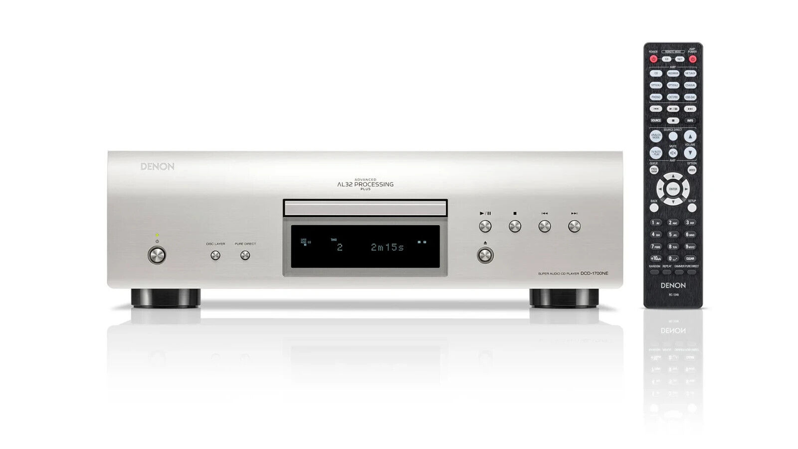 DENON DCD 1700NE SILVER LETTORE CD SACD NUOVO GARANZIA UFFICIALE