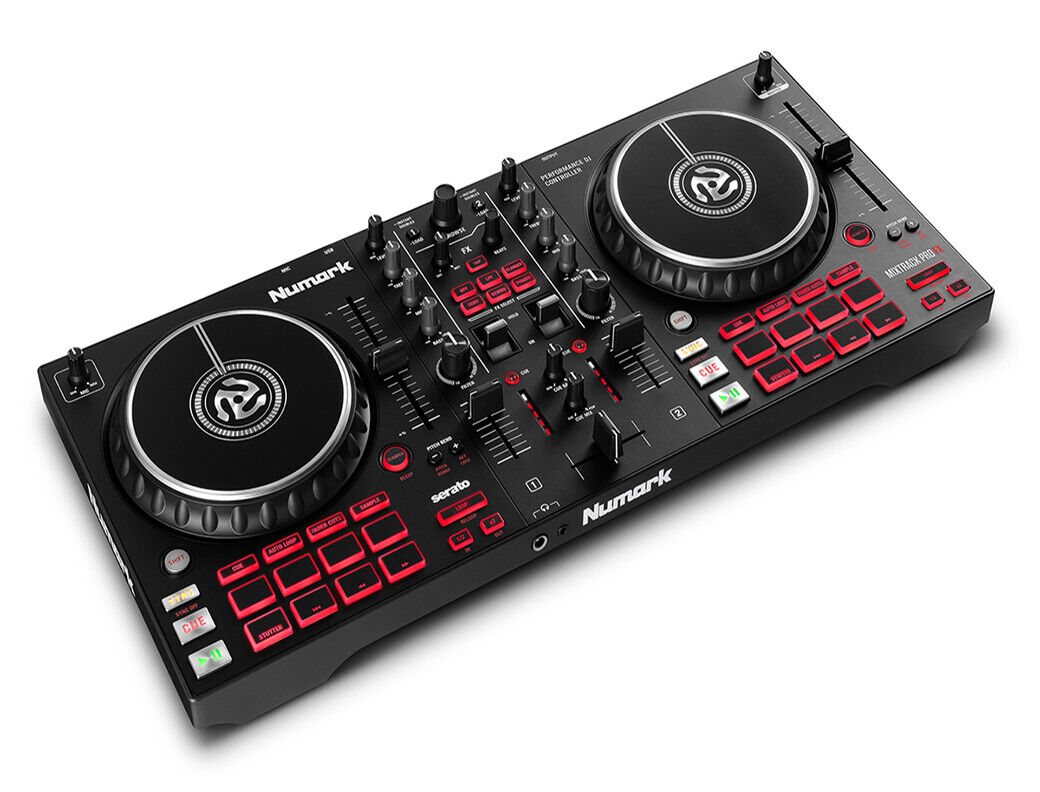 NUMARK MIXTRACK PRO FX Controller USB 2 Deck con Serato DJ Lite Nuovo