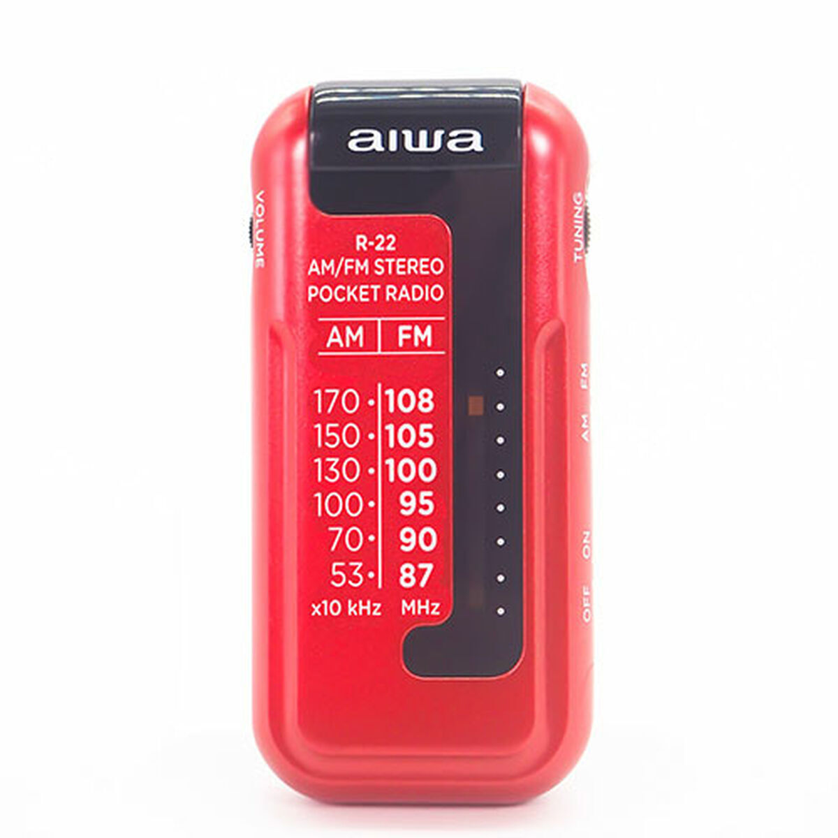 Radio Portatile Aiwa Rosso