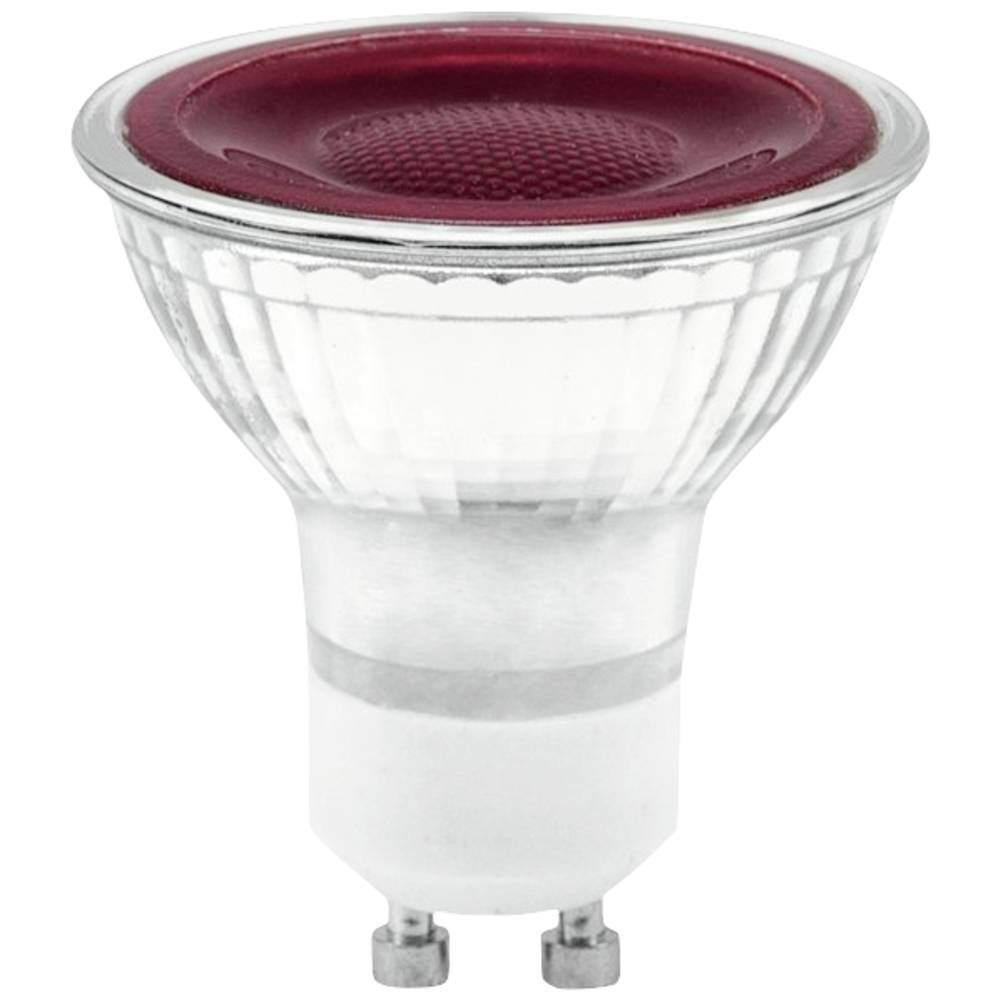 Lampadina LED per effetti Omnilux 88540647 GU10 Potenza: 7 W Rosso