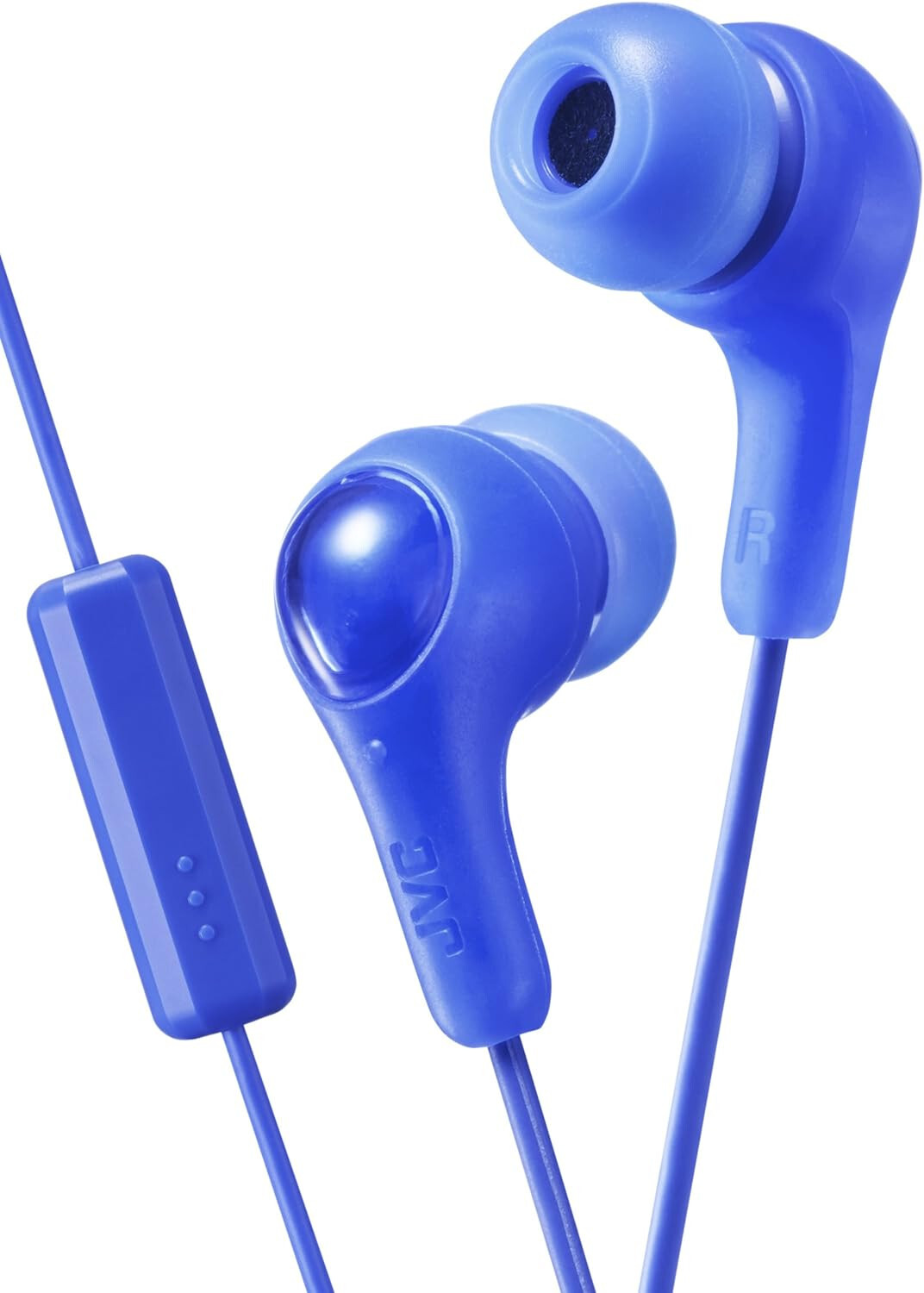 JVC Gumy Più Auricolari Cuffie con Telecomando E Microfono Cocco Bianco HA-FX7M