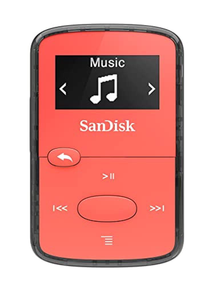 (TG. 8GB) SanDisk Clip Jam 8GB MP3 Player - Red - NUOVO