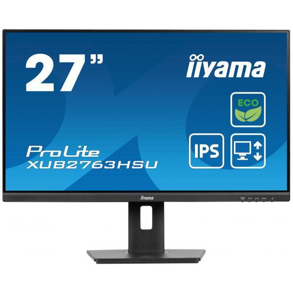 Iiyama Prolite Xub2763hsU-B1 - Monitor A Led - 27" - 1920 X 1080 Full Hd (1080p)