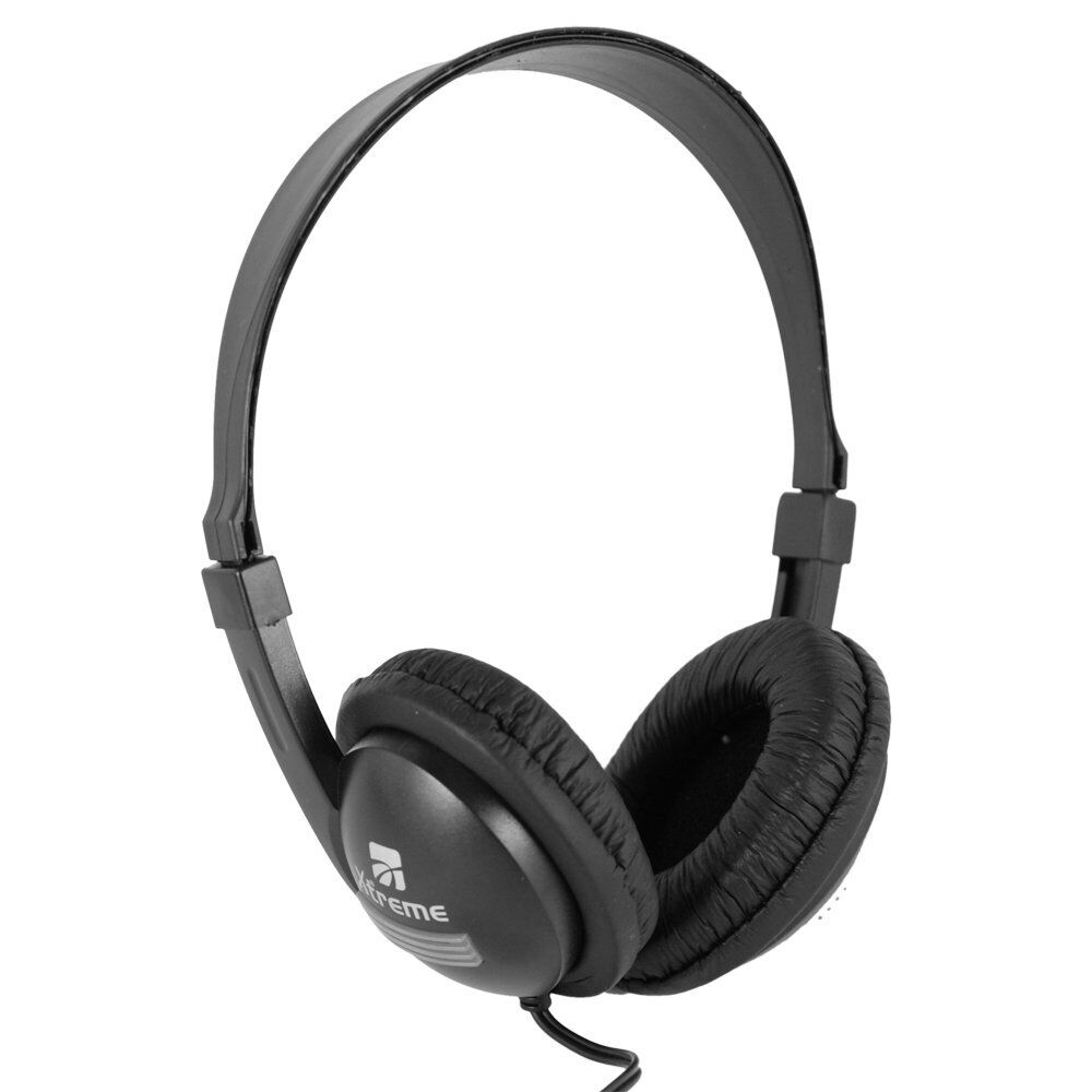 Xtreme Cuffie stereo ad archetto per TV con filo Jack 3,5 mm col Nero 33572