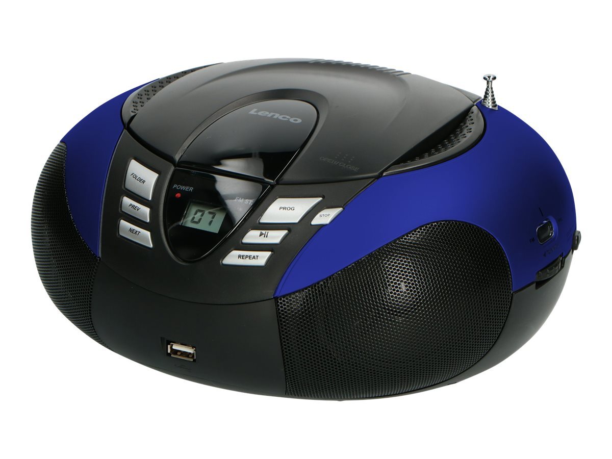 Lenco SCD-37 Digitale FM Lettore CD,CD-R,CD-RW Ripeti Ripeti tutto SCD37USBB