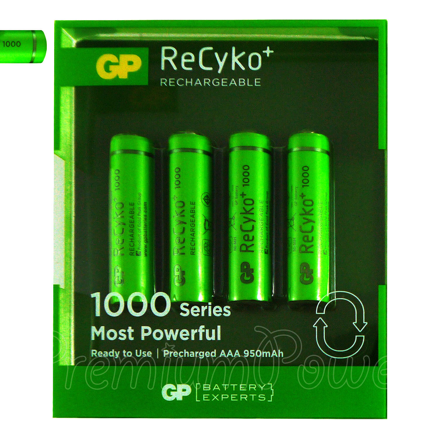 4 X Gp AAA Recyko + Batterie 1000 Serie 950mAh Nimh LR03 DX2400 Phone Pacco Di 4