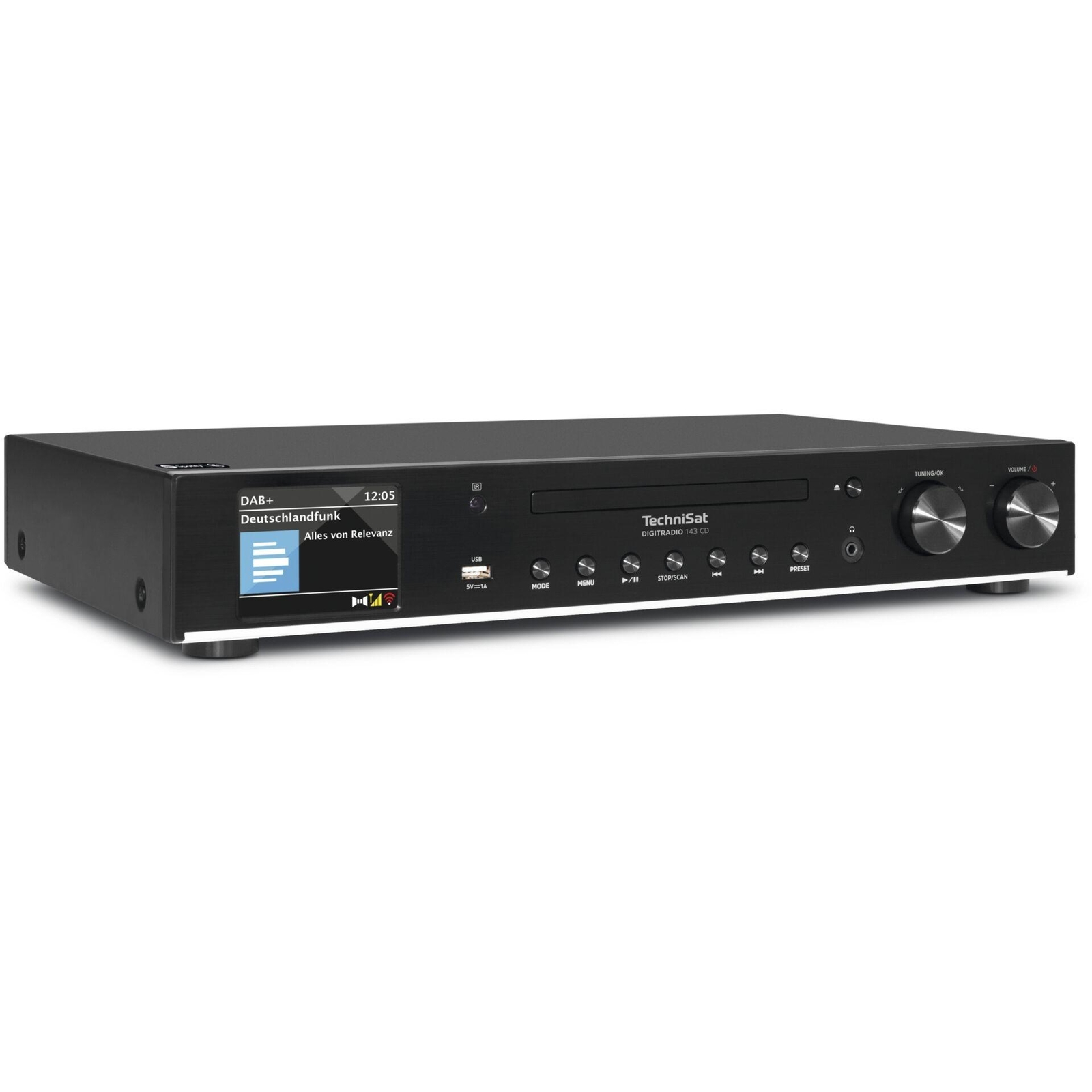 Technisat DigitRadio 143 CD (V3) nero Mod. 0000/3989 EAN 4019588039896