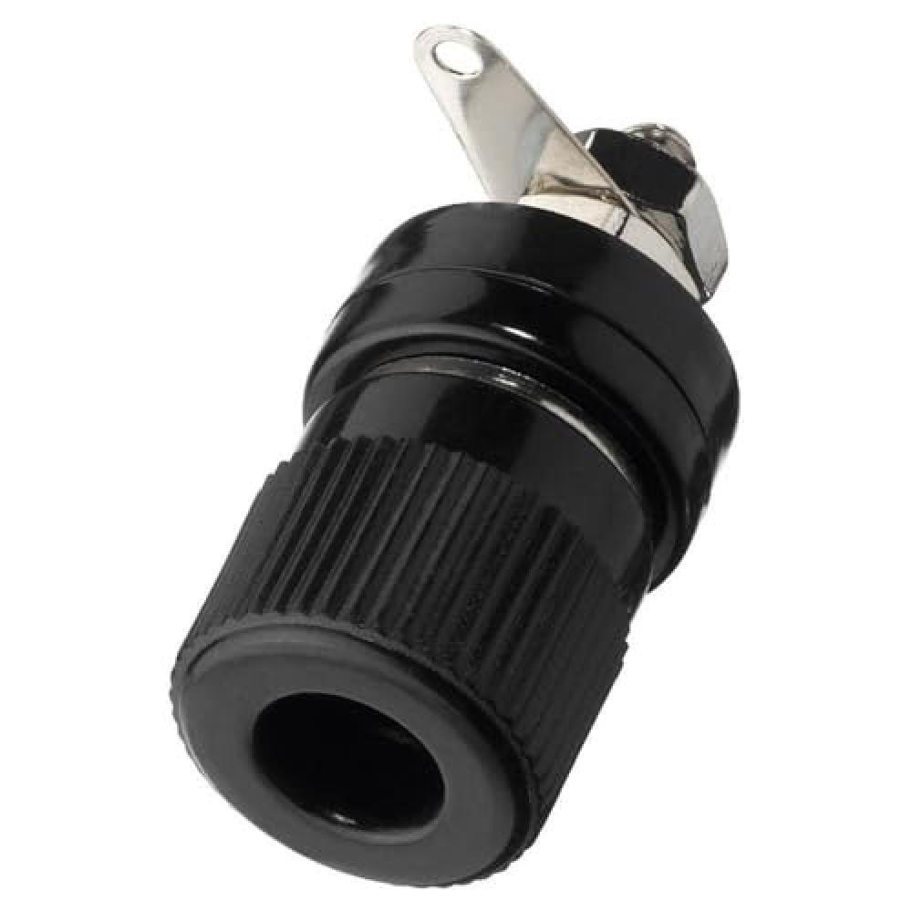 Monacor BP-360/SW Binding post Black wire connector - Wire Connectors (Binding p