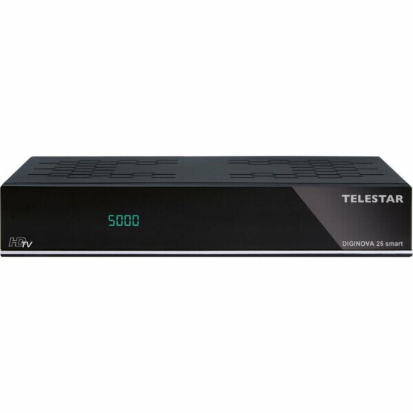 Decoder Digitale Satellitare Full HD DVB-S2 HDMI USB LAN Nero 5310525 Telestar