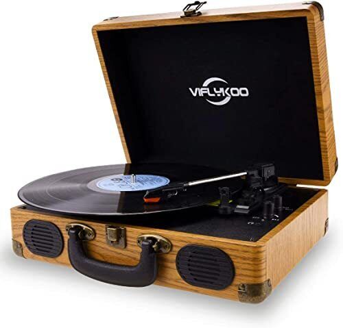 Giradischi, Giradischi vintage con 3 velocità 33/45/78 RPM Vinyl Player (E4i)