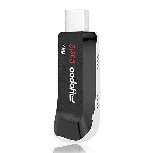 FIYAPOO Miracast Dongle 4K & 5G Wireless Wi-Fi HDMI Dongle Streaming (I4n)