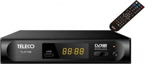 Teleco Decoder Digitale Terrestre DVB-T2 PVR USB TLH10B