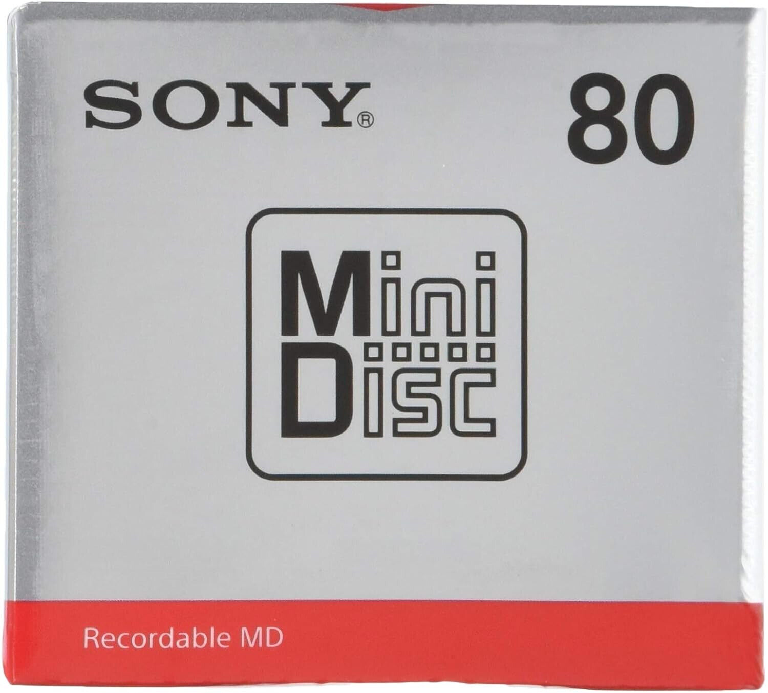MINIDISC Sony MD80 MiniDisc 80 minutI MDW80T VIDEOCAMERA MD-80 MD 80 MDW 80T
