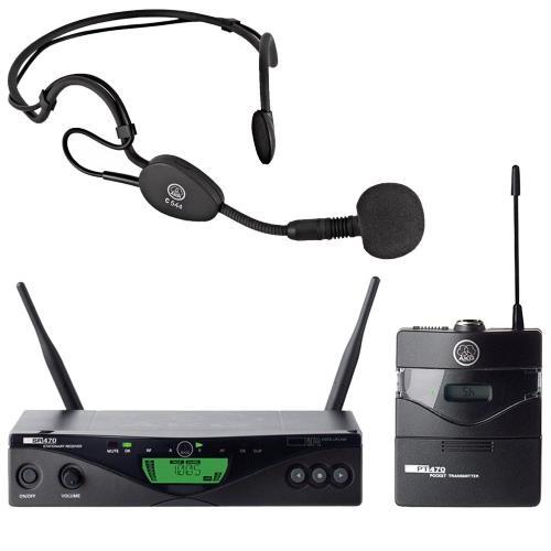 AKG WMS470 SPORTS SET BD1 RADIO MICROFONO AD ARCHETTO