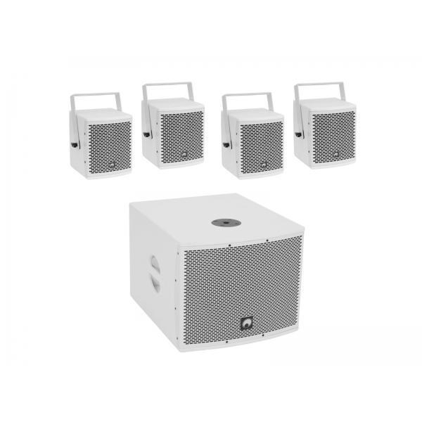 Omnitronic 20000758 altoparlante Bianco Con cavo e senza cavo 130 W