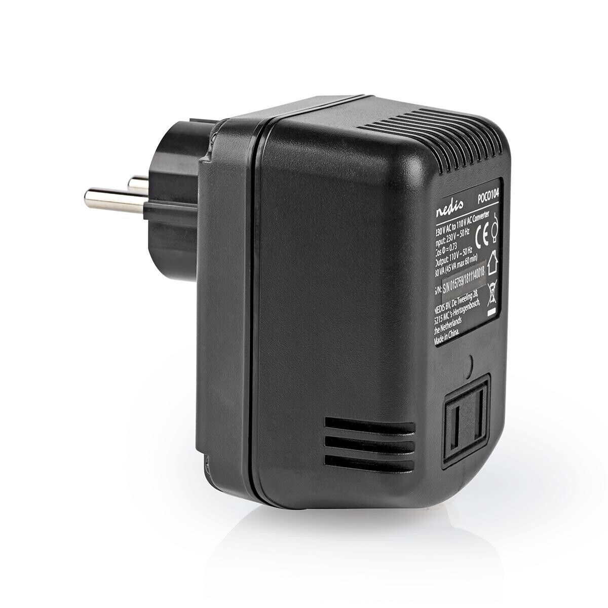 Convertitore di tensione 220v 110v 45W trasformatore di corrente spina USA