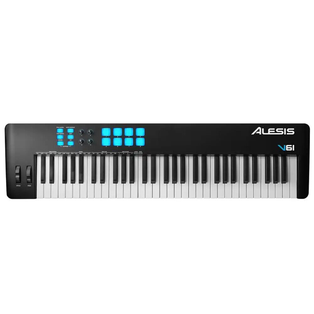 ALESIS V61 MKII tastiera controller midi-usb a 61 tasti software MPC beats NUOVA