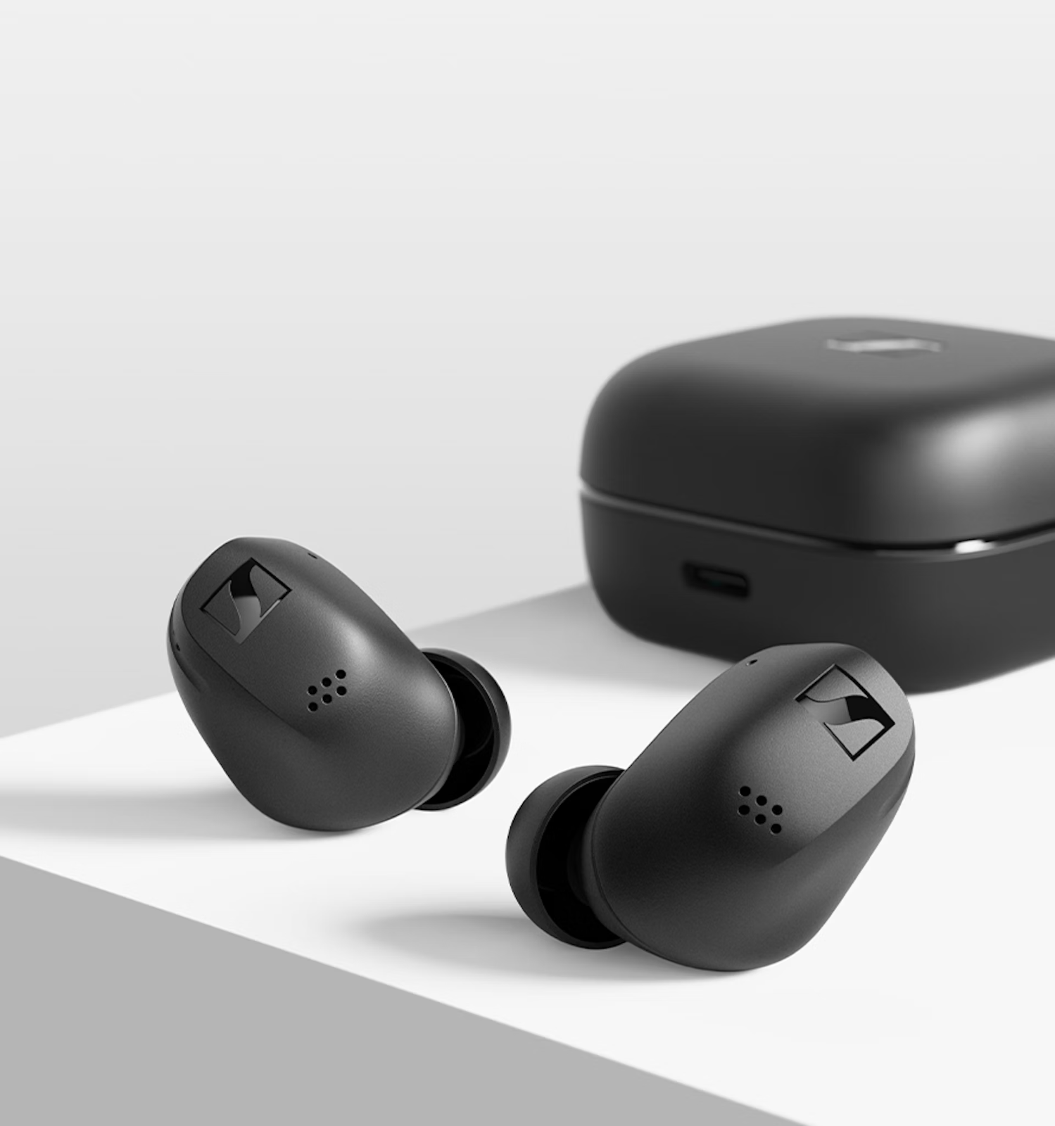 SENNHEISER ACCENTUM TRUE WIRELESS BLACK AURICOLARI SENZA FILI NERI NUOVI