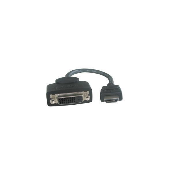 Lindy DVI-D FM/HDMI M Adapter Cable, 0.2m 0,2 m Nero