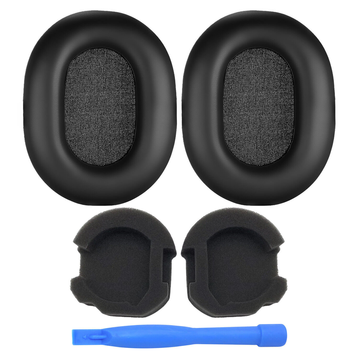 Cuscinetti Auricolari di Ricambio per Sony WH-1000XM5 Noise Cancelling – Nero