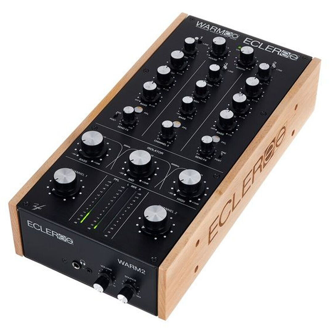 ECLER WARM2 Rotary mixer 2 Canali Rotativo professionale Isolator Send FX per DJ