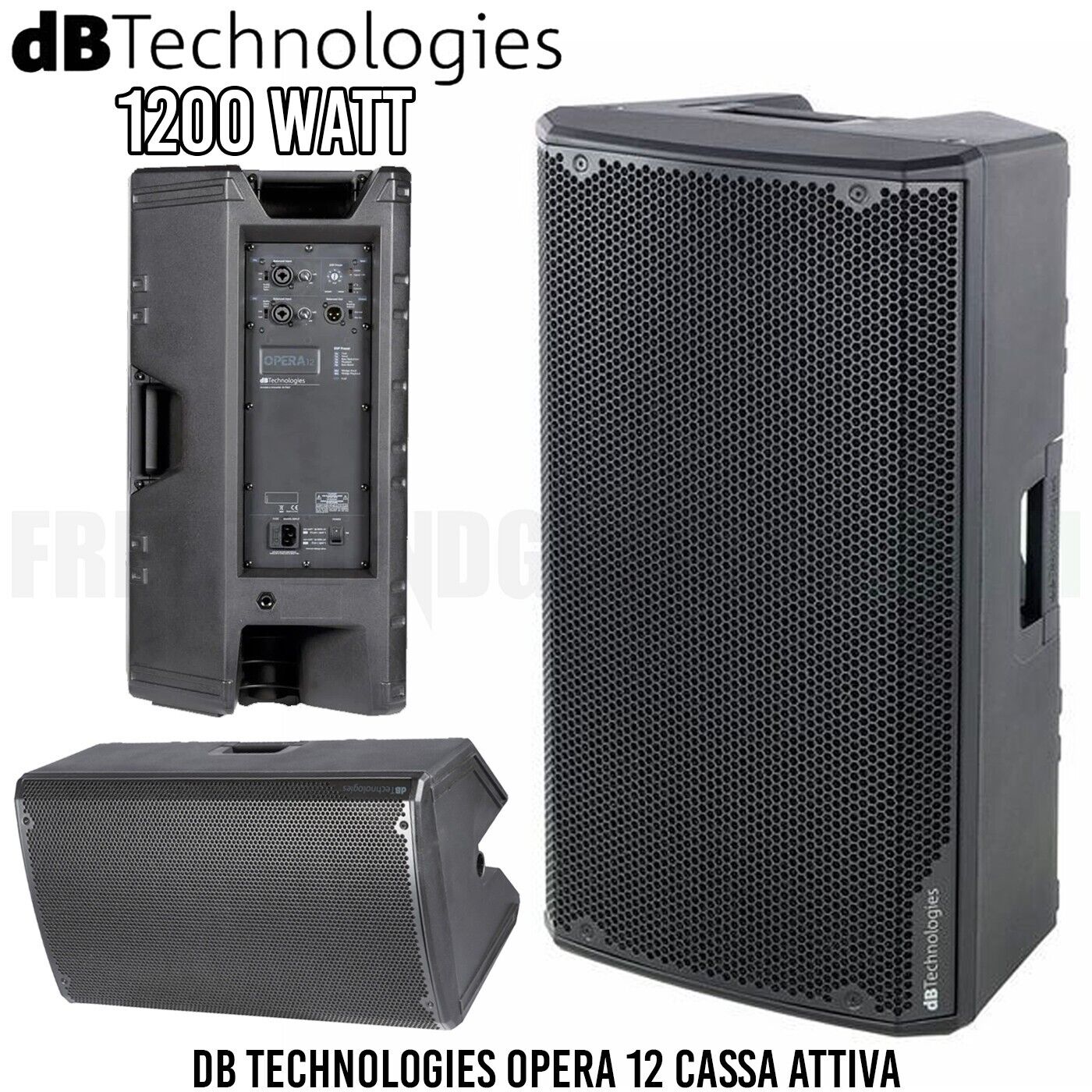 DB TECHNOLOGIES OPERA 12 cassa attiva 1200 Watt Dj Karaoke Live Professionale