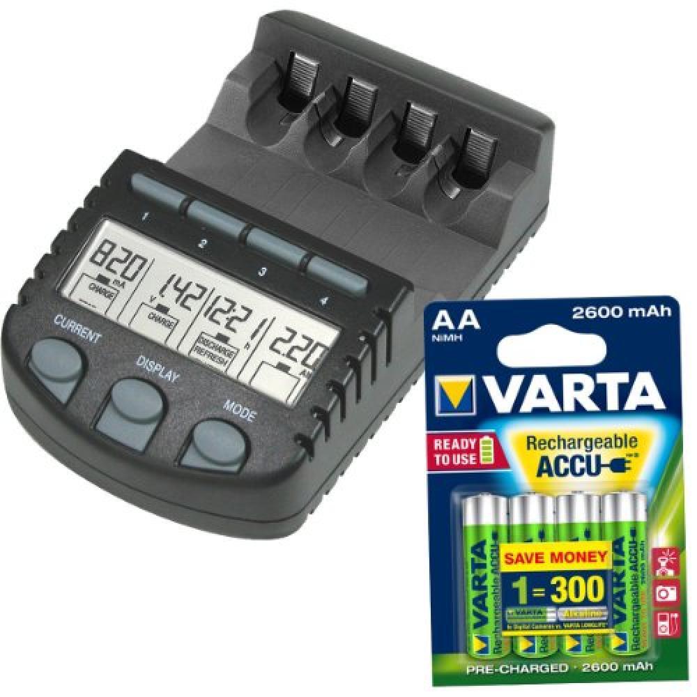 Technoline BC 700 Set caricatore per batterie, colore: Nero - NUOVO